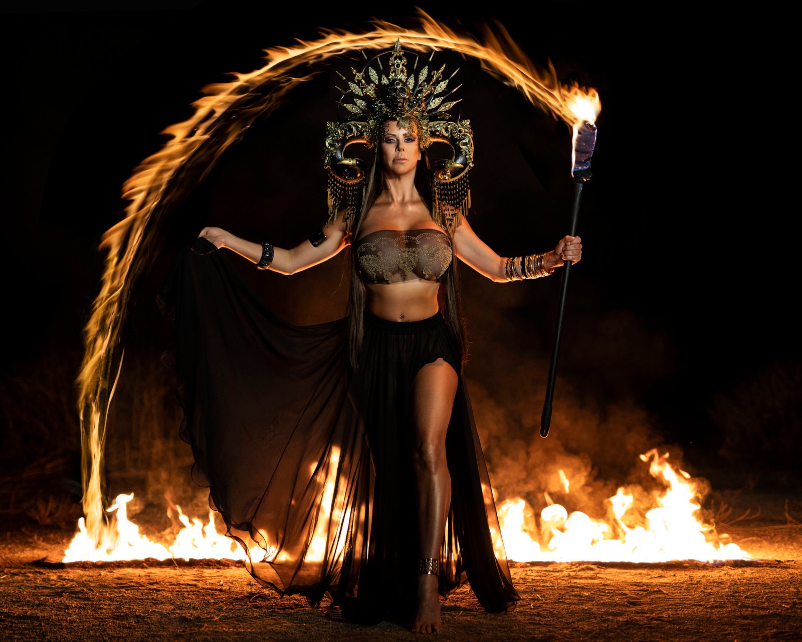 October 1, 2024 - Spooky Shootout: Night Time Fire Shoot - Image 2